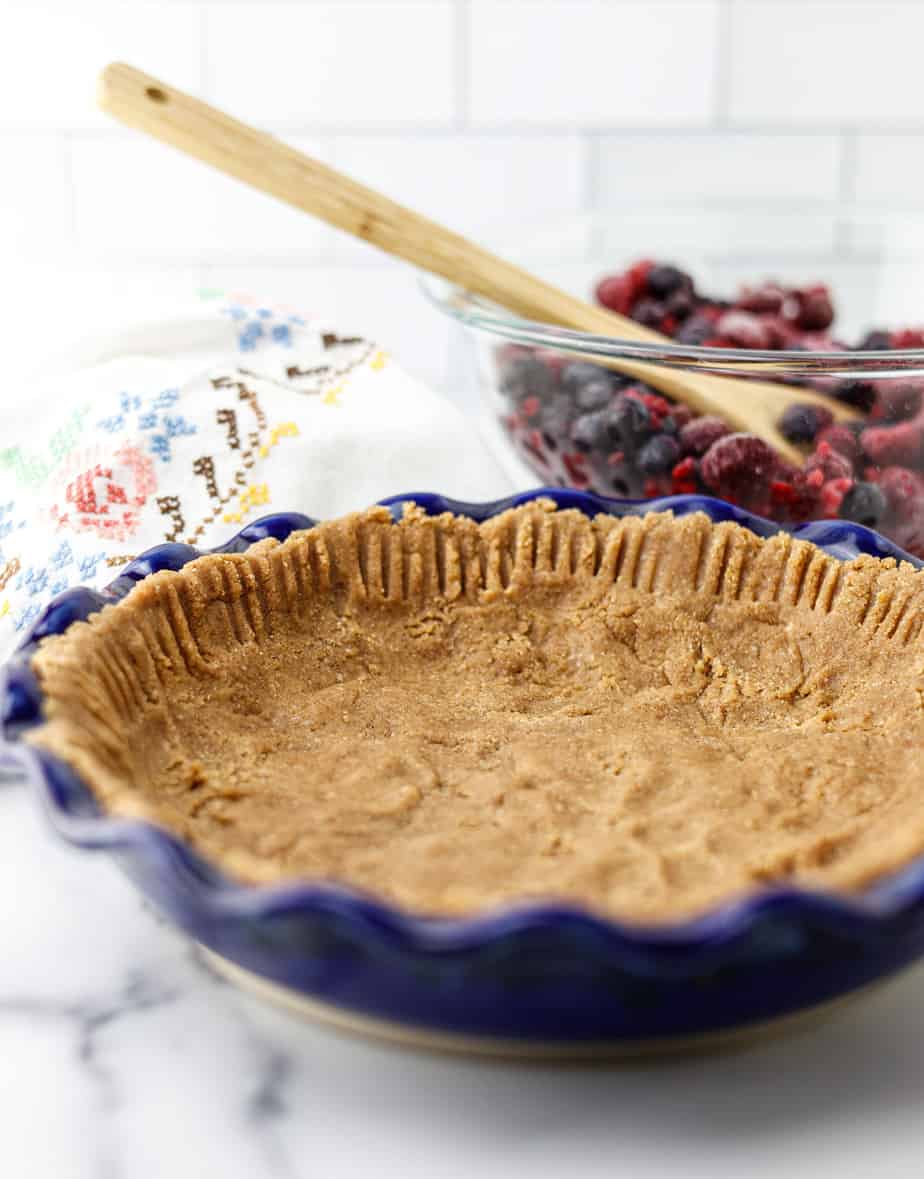 healthy oil free whole wheat pie crust